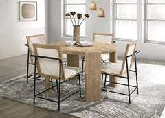 Alpine Furniture Sloane Driftwood Round Dining Table 3966-25