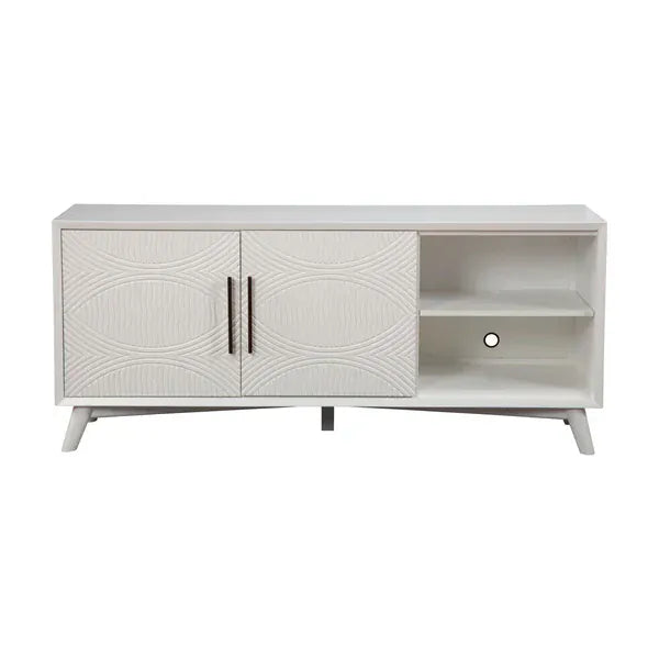 Alpine Furniture Tranquility White TV Console 1867-10