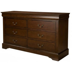Alpine Furniture Cappuccino West Haven 6 Drawer Dresser 2201
