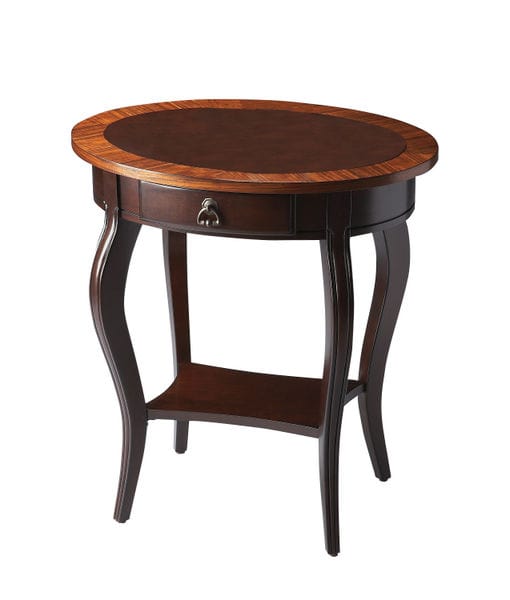 Butler Specialty Jeanette Cherry Nouveau Oval Accent Table 532211