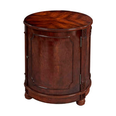 Butler Specialty Thurmond Dark Brown Drum 20"W Drum Side Table 0584024