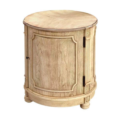 Butler Specialty Thurmond Beige Drum 20"W Drum Side Table 0584424