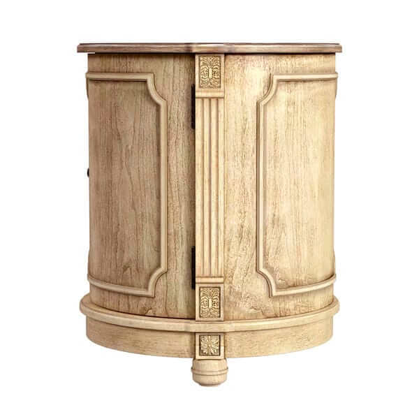 Butler Specialty Thurmond Beige Drum 20"W Drum Side Table 0584424