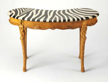 Butler Specialty Multi Color Luisa Fossil Stone Writing Desk 603070