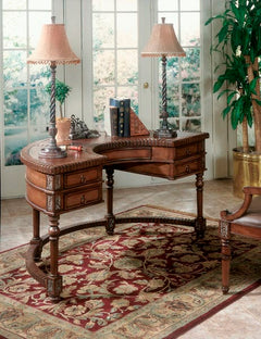 Butler Specialty Dark Brown Geneva Demilune Demilune Desk 714090