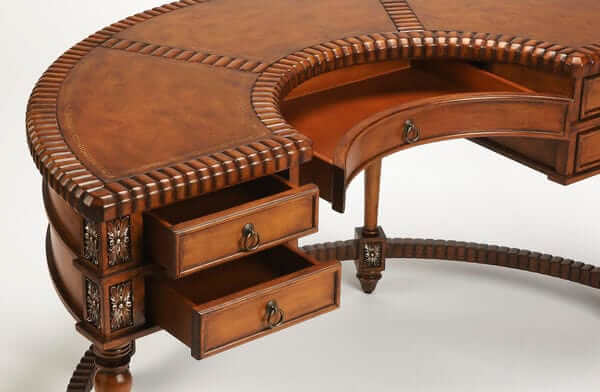 Butler Specialty Dark Brown Geneva Demilune Demilune Desk 714090