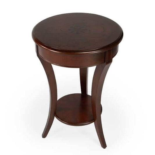 Butler Specialty Dark Brown Holden Round Cherry Ash Accent Table 992024