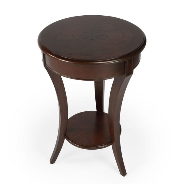 Butler Specialty Dark Brown Holden Round Cherry Ash Accent Table 992024