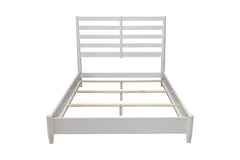 Alpine Furniture White Flynn California King Bed w/Headboard 1066-W-27CK