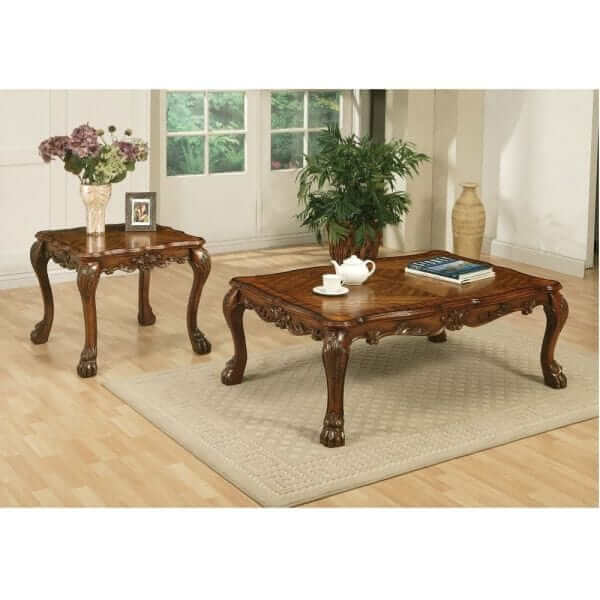 ACME Cherry Oak Dresden Coffee Table 12165