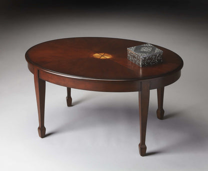 Butler Specialty Clayton Cherry Oval Coffee Table 1234024