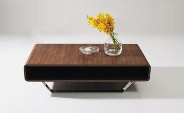 J&M Furniture Modern Walnut Coffee Table 17885