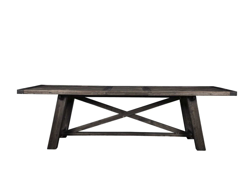 Alpine Furniture Salvaged Grey Newberry Extension Dining Table 1468-22