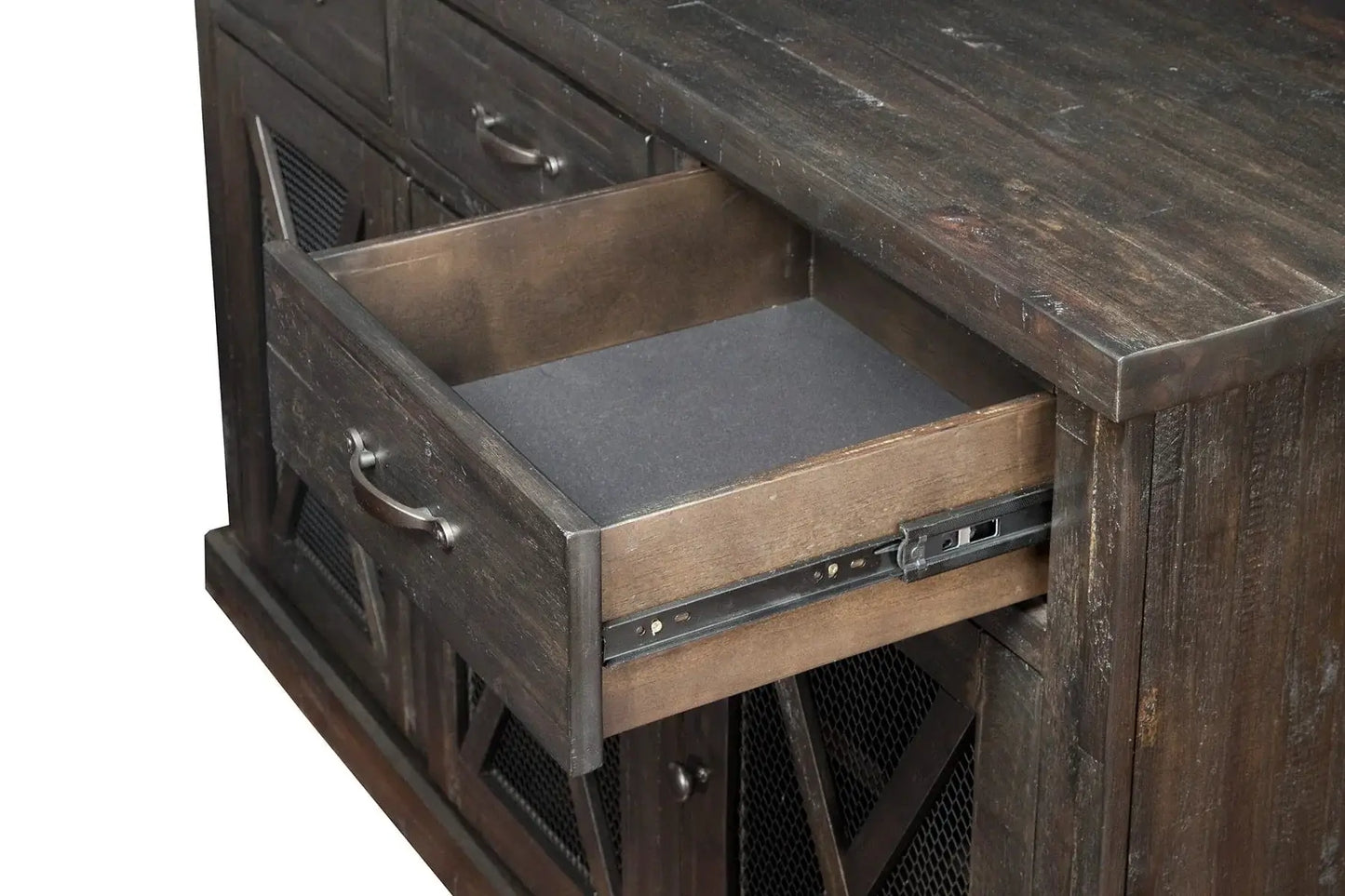 Alpine Furniture Salvaged Grey Newberry Sideboard 1468-26