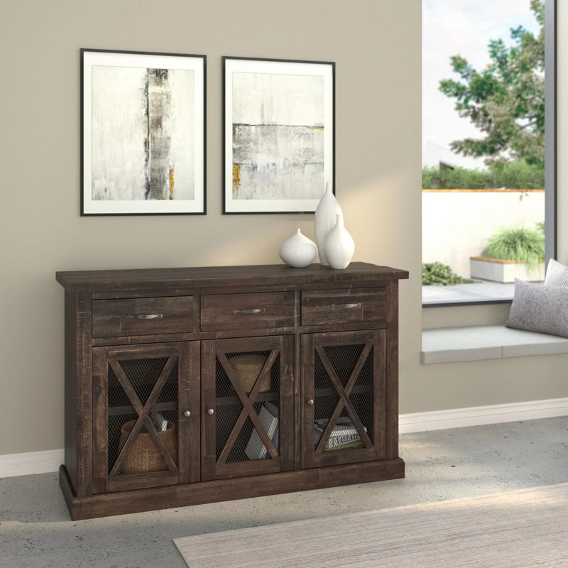 Alpine Furniture Salvaged Grey Newberry Sideboard 1468-26