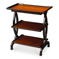 Butler Specialty Dark Brown Kimiko 3 Tier Side Table 1570109