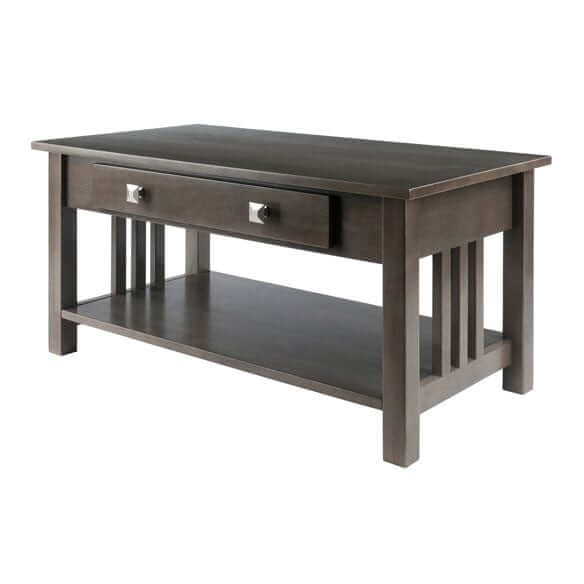 Winsome Wood Oyster Grey Stafford Coffee Table 16040