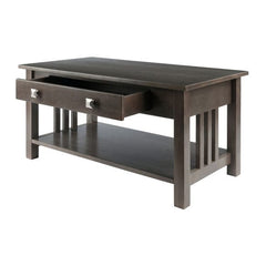 Winsome Wood Oyster Grey Stafford Coffee Table 16040