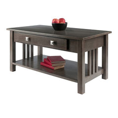 Winsome Wood Oyster Grey Stafford Coffee Table 16040