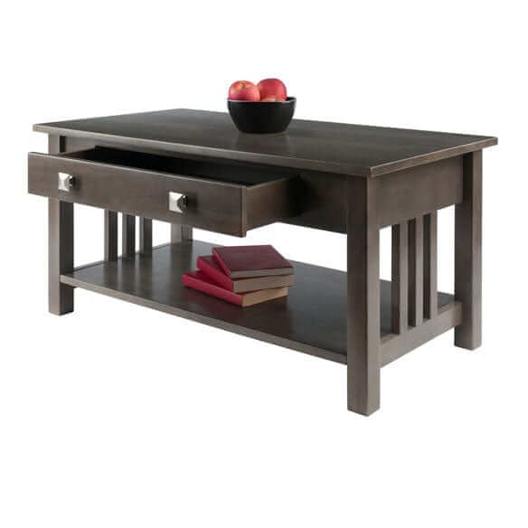 Winsome Wood Oyster Grey Stafford Coffee Table 16040