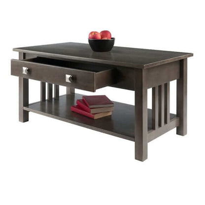 Winsome Wood Oyster Grey Stafford Coffee Table 16040
