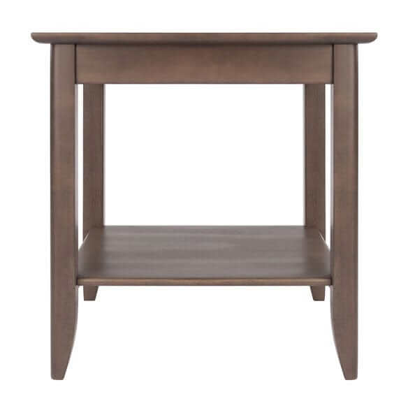 Winsome Wood Oyster Gray Santino Accent Table 16622