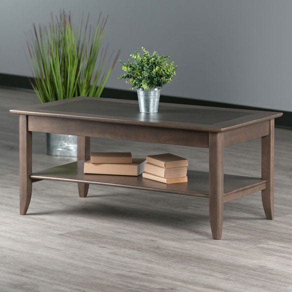 Winsome Wood Oyster Grey Santino Coffee Table 16640