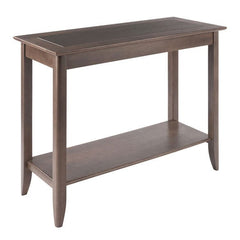 Winsome Wood Oyster Gray Santino Console Hall Table 16648