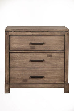 Alpine Furniture Weathered Grey Sydney 2 Drawer Nightstand 1700-02