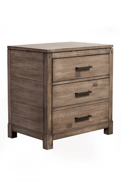 Alpine Furniture Weathered Grey Sydney 2 Drawer Nightstand 1700-02