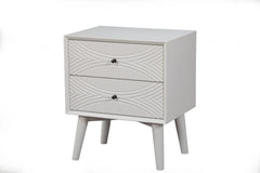 Alpine Furniture White Tranquility Nightstand 1867-02