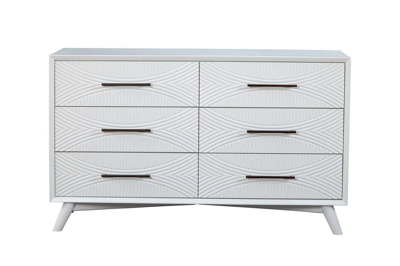 Alpine Furniture White Tranquility Dresser 1867-03