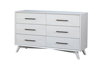 Alpine Furniture White Tranquility Dresser 1867-03