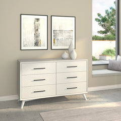 Alpine Furniture White Tranquility Dresser 1867-03