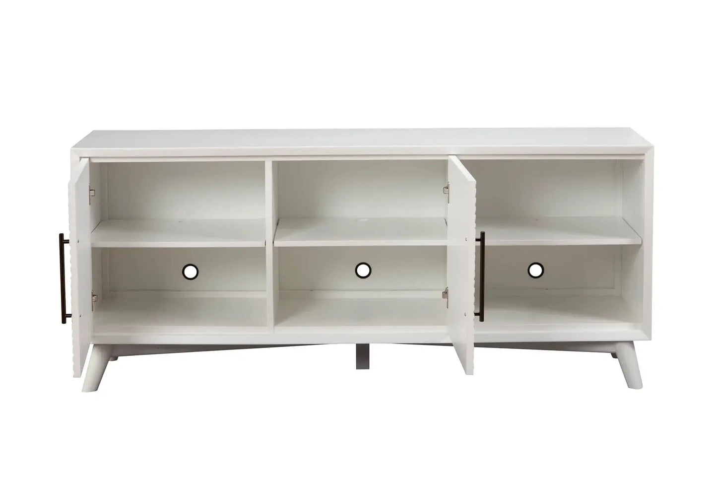 Alpine Furniture Tranquility White TV Console 1867-10
