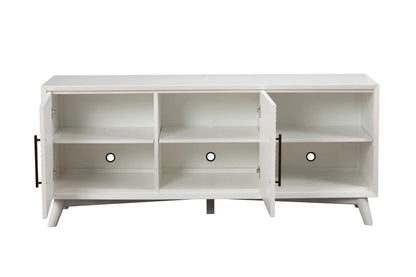 Alpine Furniture Tranquility White TV Console 1867-10