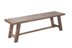 Alpine Furniture Newberry  Weathered Natural Bench 2068-03