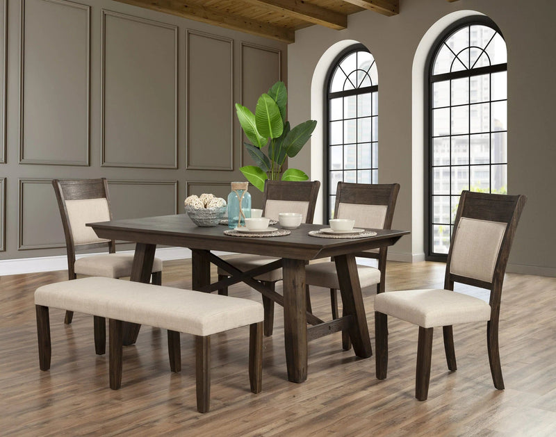 Alpine Furniture Brayden 6PC Dining Set ALPN-2019-DR SET