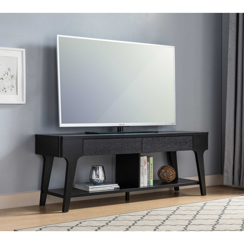 ID USA Black 2-Drawer TV Stand 202827