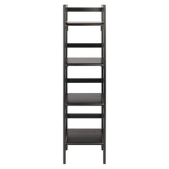 Winsome Wood Black Narrow Terry 4-Tier Foldable Shelf 20852