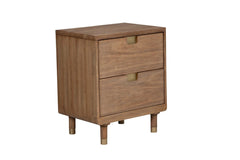 Alpine Furniture Sand Easton Two Drawer Nightstand 2088-02