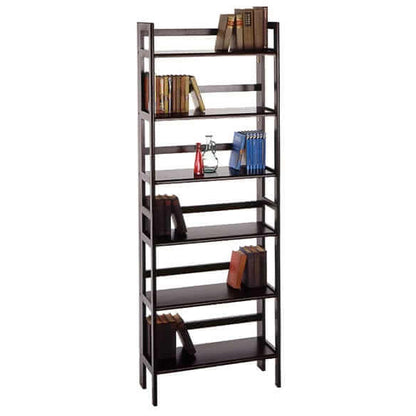 Winsome Wood Torino 3-Pc Foldable Shelf w/2 Foldable Fabric Baskets 20306