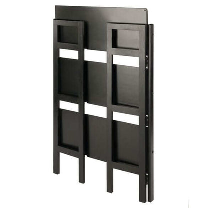Winsome Wood Torino 3-Pc Foldable Shelf w/2 Foldable Fabric Baskets 20306