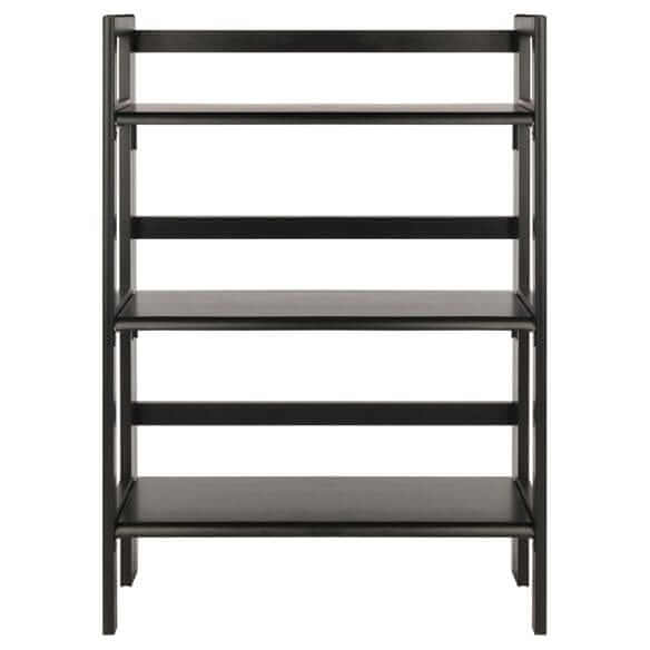 Winsome Wood Torino 3-Pc Foldable Shelf w/2 Foldable Fabric Baskets 20306