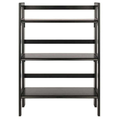 Winsome Wood Torino 3-Pc Foldable Shelf w/2 Foldable Fabric Baskets 20306