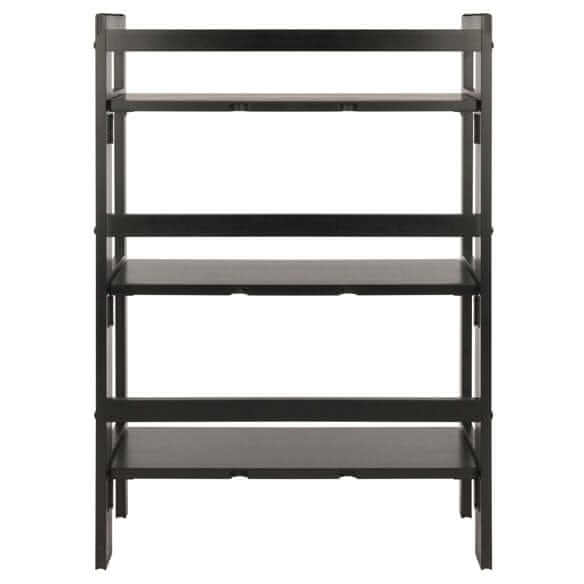 Winsome Wood Torino 3-Pc Foldable Shelf w/2 Foldable Fabric Baskets 20306