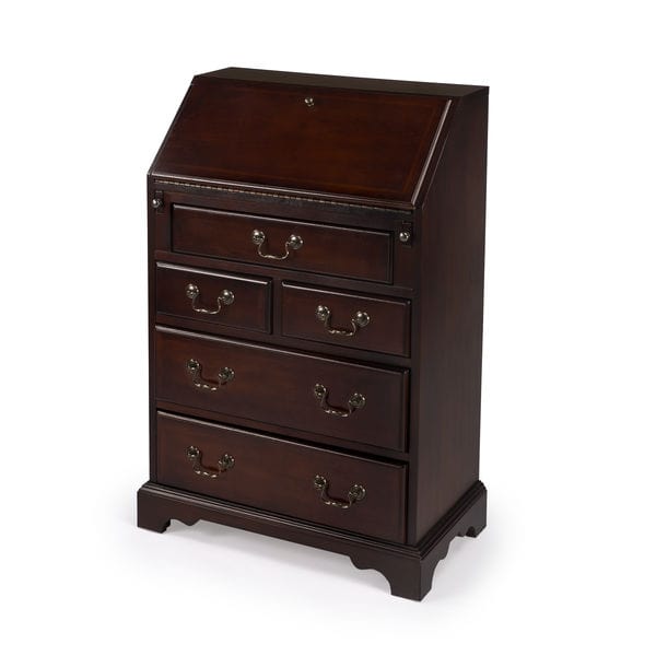 Butler Specialty Danforth Cherry Secretary Desk- Medium Brown 2118024