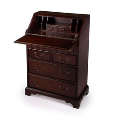 Butler Specialty Danforth Cherry Secretary Desk- Medium Brown 2118024