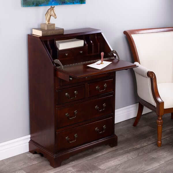 Butler Specialty Danforth Cherry Secretary Desk- Medium Brown 2118024