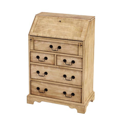 Butler Specialty Beige Danforth 5-Drawer Secretary 2118424